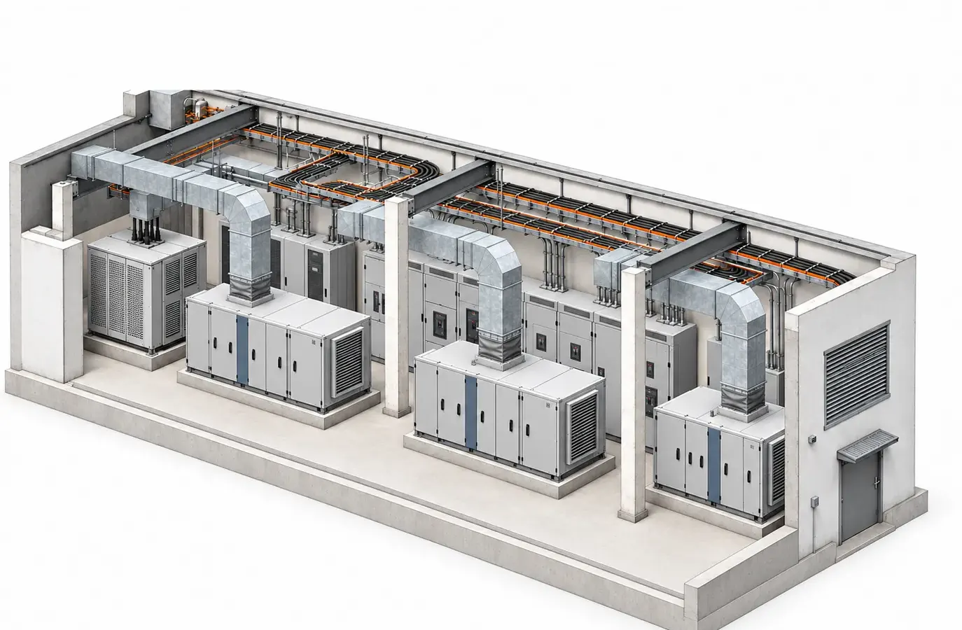 Existing-Conditions Digital Baseline for a Wastewater Facility Upgrade (illustrative)